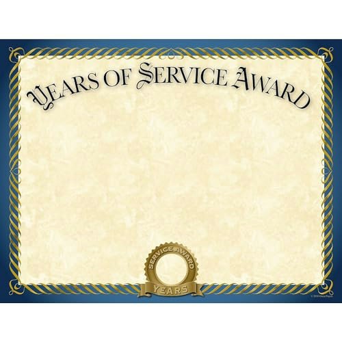 Great Papers! 8.5" x 11" Years of Service Foil Certificate 20-Pack: $8.15 Great Papers! 8.5" x 11" Years of Service Foil Certificate 20-Pack: $8.15
