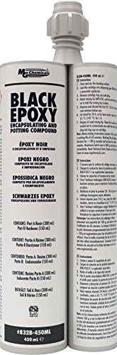 MG Chemicals 832B Black Epoxy Encapsulating and Potting Compound 450-ml Dual Cartridge: $51.30