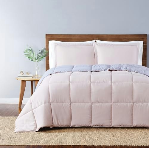 Truly Soft Reversible 3-Piece Full/Queen Comforter Set: $40.99
