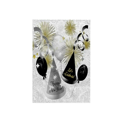 3dRose Happy New Year Hand Towel: $10.23