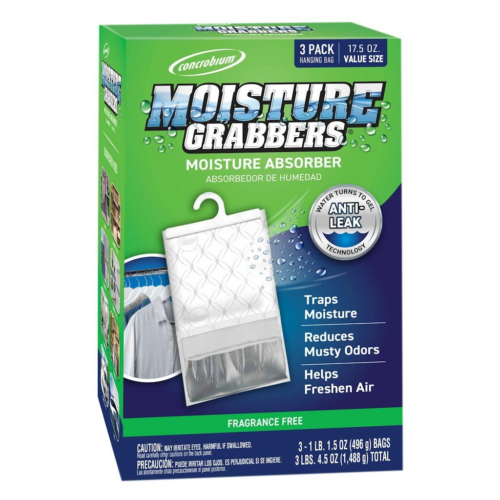 Concrobium Moisture Grabbers 17.5 oz. Bags 3-Pack: $10 Concrobium Moisture Grabbers 17.5 oz. Bags 3-Pack: $10