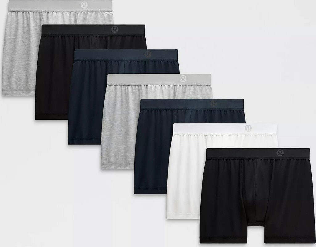 lululemon Always In Motion 5" Boxer 7-Pack: $119 lululemon Always In Motion 5" Boxer 7-Pack: $119