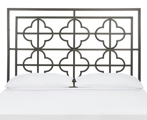 Safavieh Lucina Queen Gunmetal Headboard: $171.49 Safavieh Lucina Queen Gunmetal Headboard: $171.49