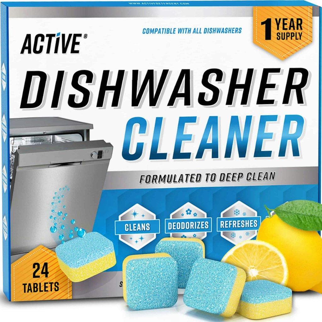 Active Dishwasher Cleaner & Deodorizer Tablets 24-Pack: $25
