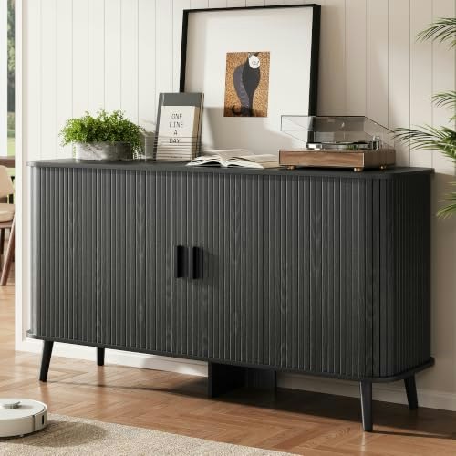 OneBlis 55-Inch Fluted Sideboard Buffet Cabinet: $143.99 OneBlis 55-Inch Fluted Sideboard Buffet Cabinet: $143.99