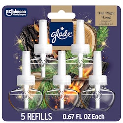 Glade PlugIns Scented Oil Refill Fall Night Long 3.35 fl. oz. 5-Pack for $12 + free shipping w/ Prime