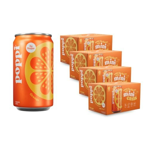 Poppi Orange Prebiotic Soda 7.5-oz. Mini Can 24-Pack: $20.38 Poppi Orange Prebiotic Soda 7.5-oz. Mini Can 24-Pack: $20.38