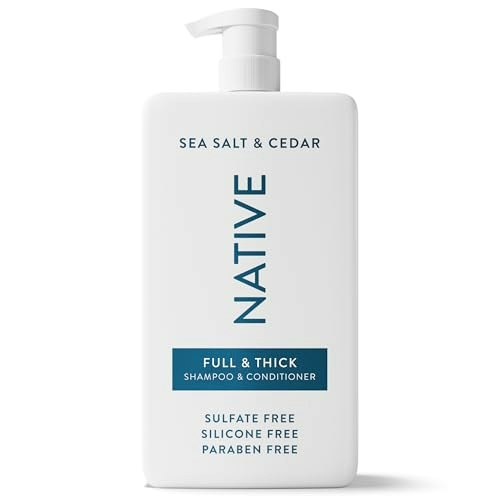 Native Full & Thick Sea Salt & Cedar 2-in-1 Shampoo & Conditioner 36-oz.: $15.99