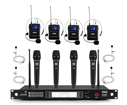 Pyle 8-Channel UHF Wireless Microphone System: $284.06
