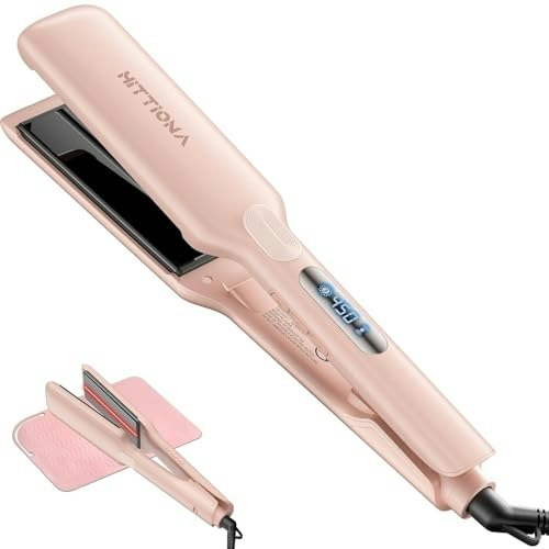 Hittiona Wide Ceramic Infrared Ionic Hair Straightener: $33.58