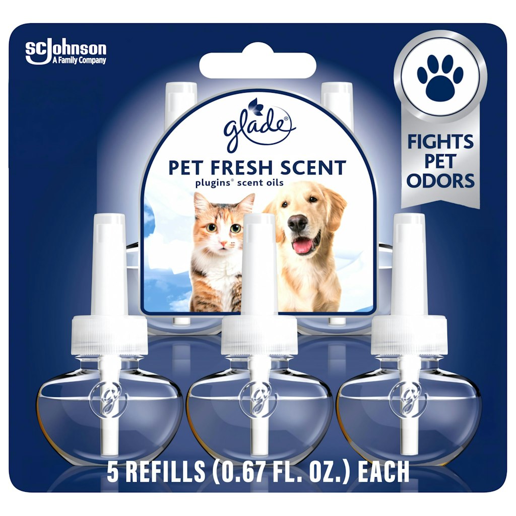 Glade PlugIns Pet Fresh Air Freshener Refills 5-Pack: $12 Glade PlugIns Pet Fresh Air Freshener Refills 5-Pack: $12