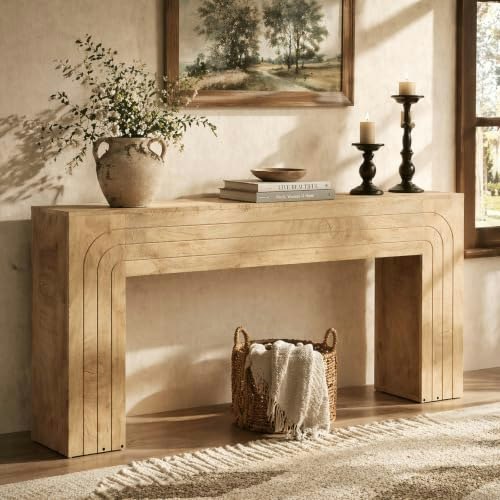 Knoworld 70.9-Inch Farmhouse Console Table: $129.99 Knoworld 70.9-Inch Farmhouse Console Table: $129.99