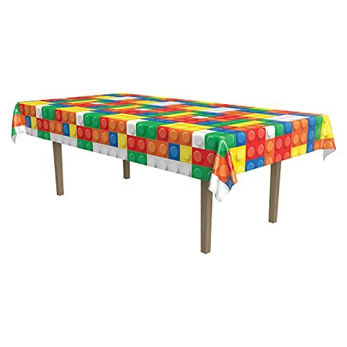 Beistle Building Blocks Tablecover: $9.99 Beistle Building Blocks Tablecover: $9.99