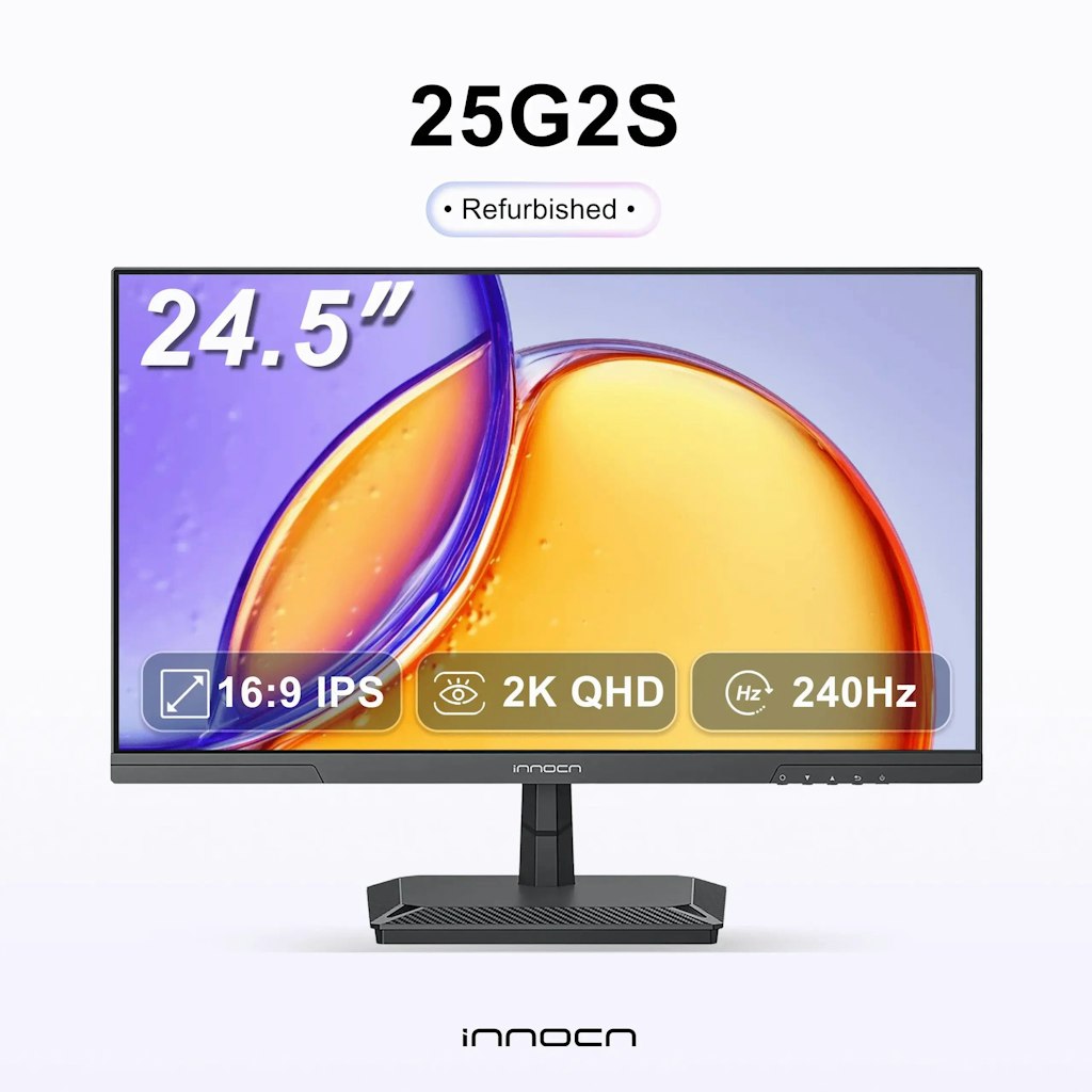 Refurbished Innocn 24.5" 1440p 240Hz IPS LED Monitor: $79