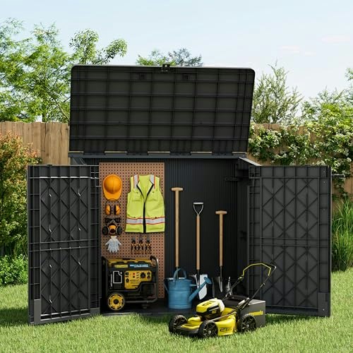 LHBGO 36 Cu. Ft. Resin Horizontal Outdoor Storage Shed: $249.99 LHBGO 36 Cu. Ft. Resin Horizontal Outdoor Storage Shed: $249.99