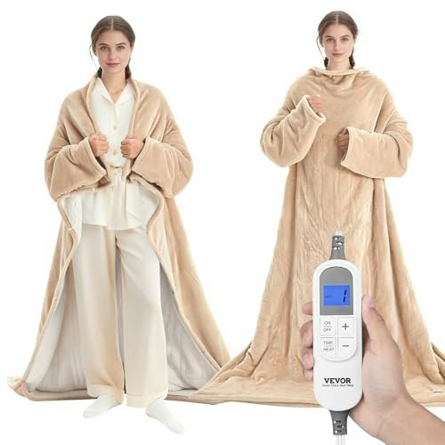 Vevor 50" x 70" Wearable Heated Throw Blanket: $45.90 Vevor 50" x 70" Wearable Heated Throw Blanket: $45.90