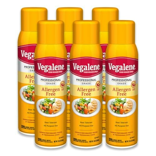 Vegalene Allergen Free Food Release Spray 6-Pack: $40.51 Vegalene Allergen Free Food Release Spray 6-Pack: $40.51
