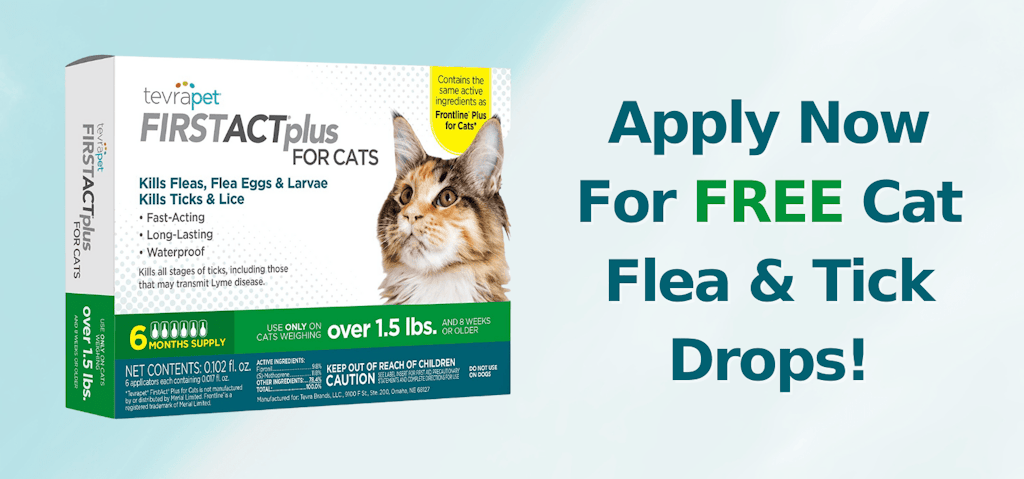 TevraPet FirstAct Plus Flea & Tick Drops for Cats: Free