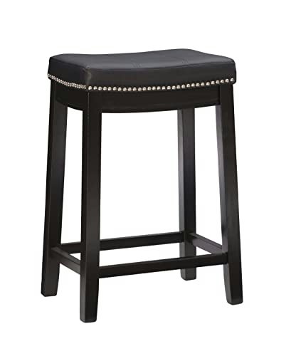 Linon Erwin Backless Counter Stool: $40.69 Linon Erwin Backless Counter Stool: $40.69
