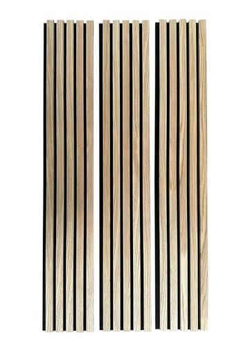 Acoustic Slat Wood Natural Wall Panels: $64.63 Acoustic Slat Wood Natural Wall Panels: $64.63
