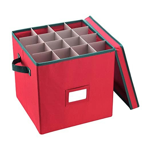Elf Stor Christmas Ornament Storage Box with 64 Compartments: $17.60 Elf Stor Christmas Ornament Storage Box with 64 Compartments: $17.60