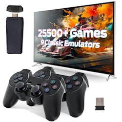 Retro Game Console 25,500+ Game Plug and Play System for $29 + free shipping w/ Prime