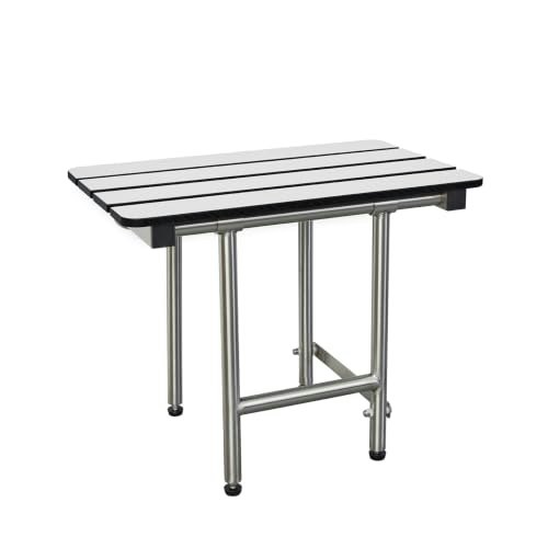 Seachrome 24\" x 15\" Bariatric Folding Wall-Mount Shower Seat: $446.21 Seachrome 24\" x 15\" Bariatric Folding Wall-Mount Shower Seat: $446.21