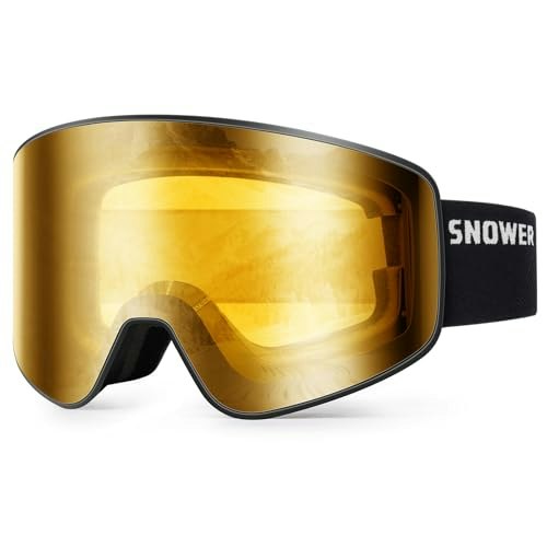 Snower Interchangeable Lens Anti-Fog Ski Goggles: $21.51