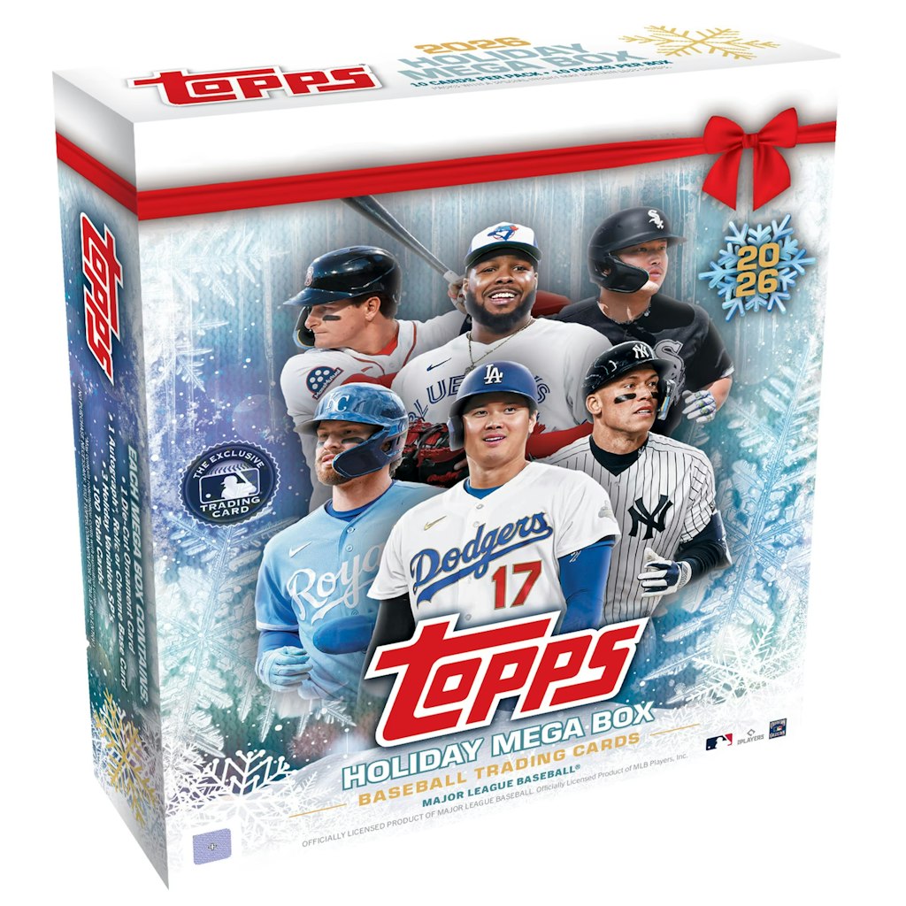 2026 Topps Holiday Baseball Factory Sealed Mega Box: $30 2026 Topps Holiday Baseball Factory Sealed Mega Box: $30