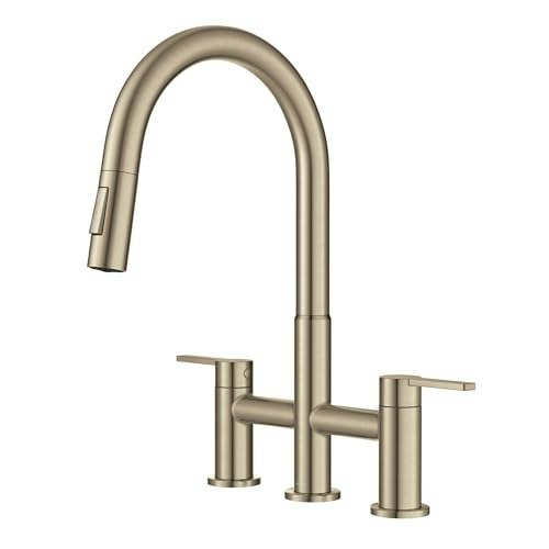 Kraus Oletto Bridge Pull-Down Kitchen Faucet: $254.03 Kraus Oletto Bridge Pull-Down Kitchen Faucet: $254.03