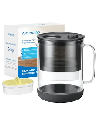 Waterdrop PT-72BL 7-Cup Glass Water Filter Pitcher for $47 + free shipping