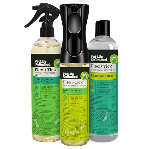 Pet Life Unlimited Natural Flea and Tick 3-Step Dog Kit: $29.61