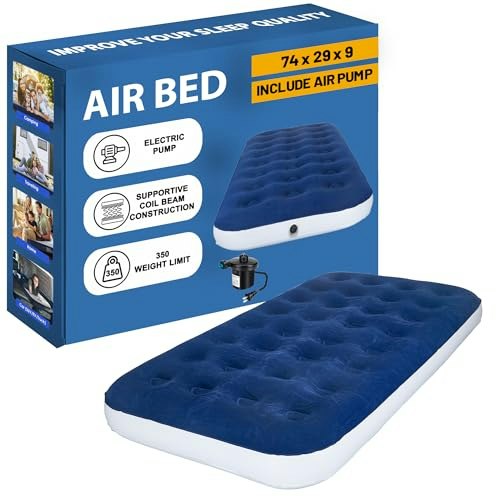 Greaton 9-inch Medium Firm Air Mattress with Electric Pump: $21.99 Greaton 9-inch Medium Firm Air Mattress with Electric Pump: $21.99