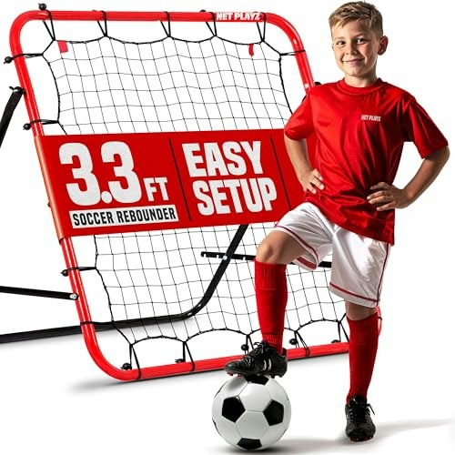 3.3x3.3-Foot Soccer Rebounder Net: $33.31 3.3x3.3-Foot Soccer Rebounder Net: $33.31