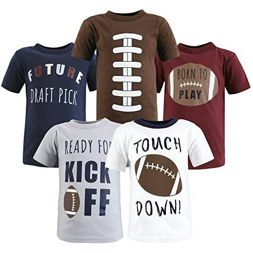 Hudson Baby Toddler Football Short Sleeve T-Shirt: $21.99 Hudson Baby Toddler Football Short Sleeve T-Shirt: $21.99