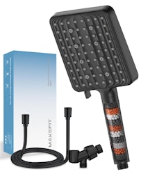 MakeFit Filtered Handheld High Pressure 6-Mode Shower Head for $25 + free shipping w/ Prime
