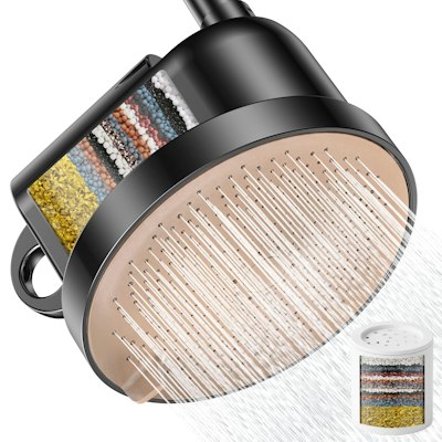 MakeFit NSF Certified Filtered Shower Head w/ 5 Settings for $10 + free shipping w/ Prime