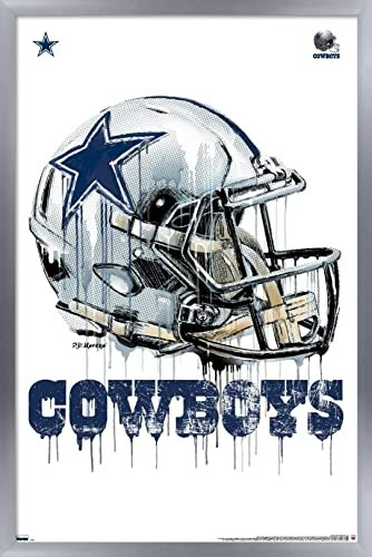 Trends International NFL Dallas Cowboys Drip Helmet 22.375" x 34" Wall Poster: $51.99 Trends International NFL Dallas Cowboys Drip Helmet 22.375" x 34" Wall Poster: $51.99