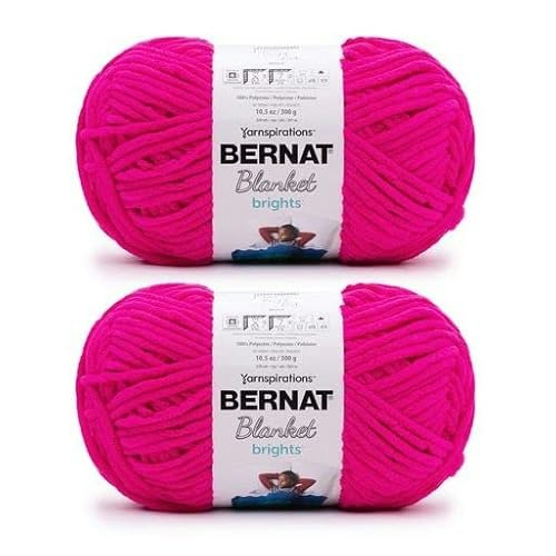 Bernat Blanket Brights Super Bulky Chenille Yarn 2-Pack: $17.98 Bernat Blanket Brights Super Bulky Chenille Yarn 2-Pack: $17.98
