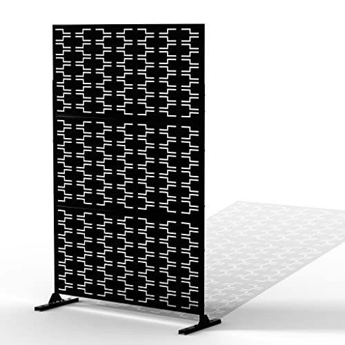 Elevens 72" x 47" Decorative Metal Outdoor Privacy Screen: $85.98 Elevens 72" x 47" Decorative Metal Outdoor Privacy Screen: $85.98