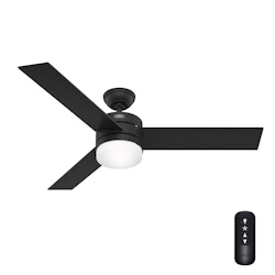 Certified Refurbished Hunter 54" Outdoor Ceiling Fan with Light and Remote for $69