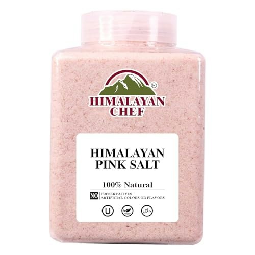 Himalayan Chef 5-lb Fine Grain Himalayan Pink Salt Jar: $14.99 Himalayan Chef 5-lb Fine Grain Himalayan Pink Salt Jar: $14.99