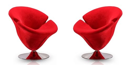 Manhattan Comfort Tulip Swivel Accent Chair 2-Pack: $539.99