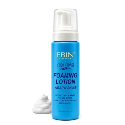 Ebin New York Curl & Twist Foaming Lotion 8.5-oz.: $9.99 Ebin New York Curl & Twist Foaming Lotion 8.5-oz.: $9.99