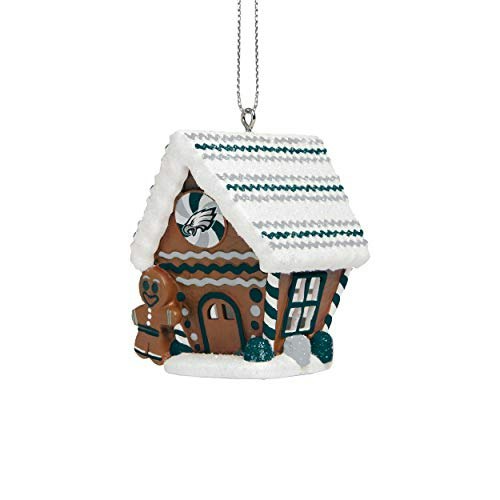 Philadelphia Eagles NFL Gingerbread House Ornament: $14 Philadelphia Eagles NFL Gingerbread House Ornament: $14
