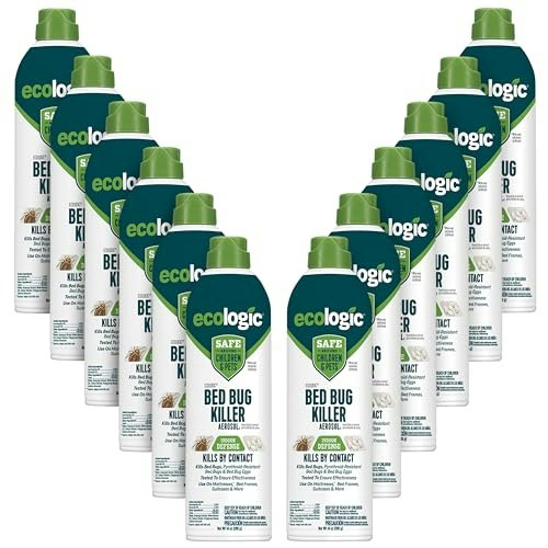 EcoLogic Bed Bug Killer Aerosol Spray 12-Pack: $52.47