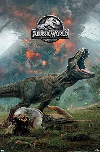 Jurassic World Fallen Kingdom Volcano Wall Poster: $17.34