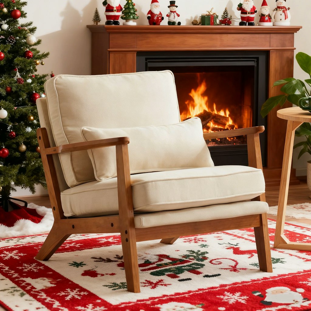 George Oliver Elizabeth Upholstered Accent Chair: $175