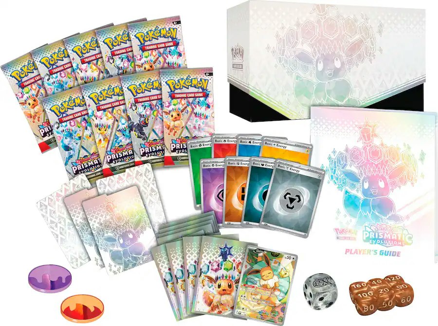 Pokémon Trading Card Game: Scarlet & Violet Prismatic Evolutions Elite Trainer Box: $50 w/ invite