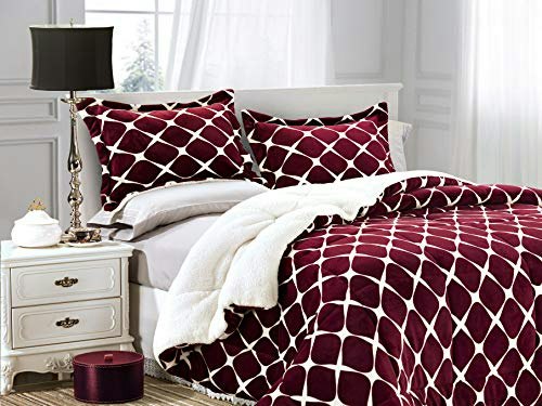 Elegant Comfort Twin Reversible Micromink Sherpa Comforter 2-Piece Set: $50.41 Elegant Comfort Twin Reversible Micromink Sherpa Comforter 2-Piece Set: $50.41